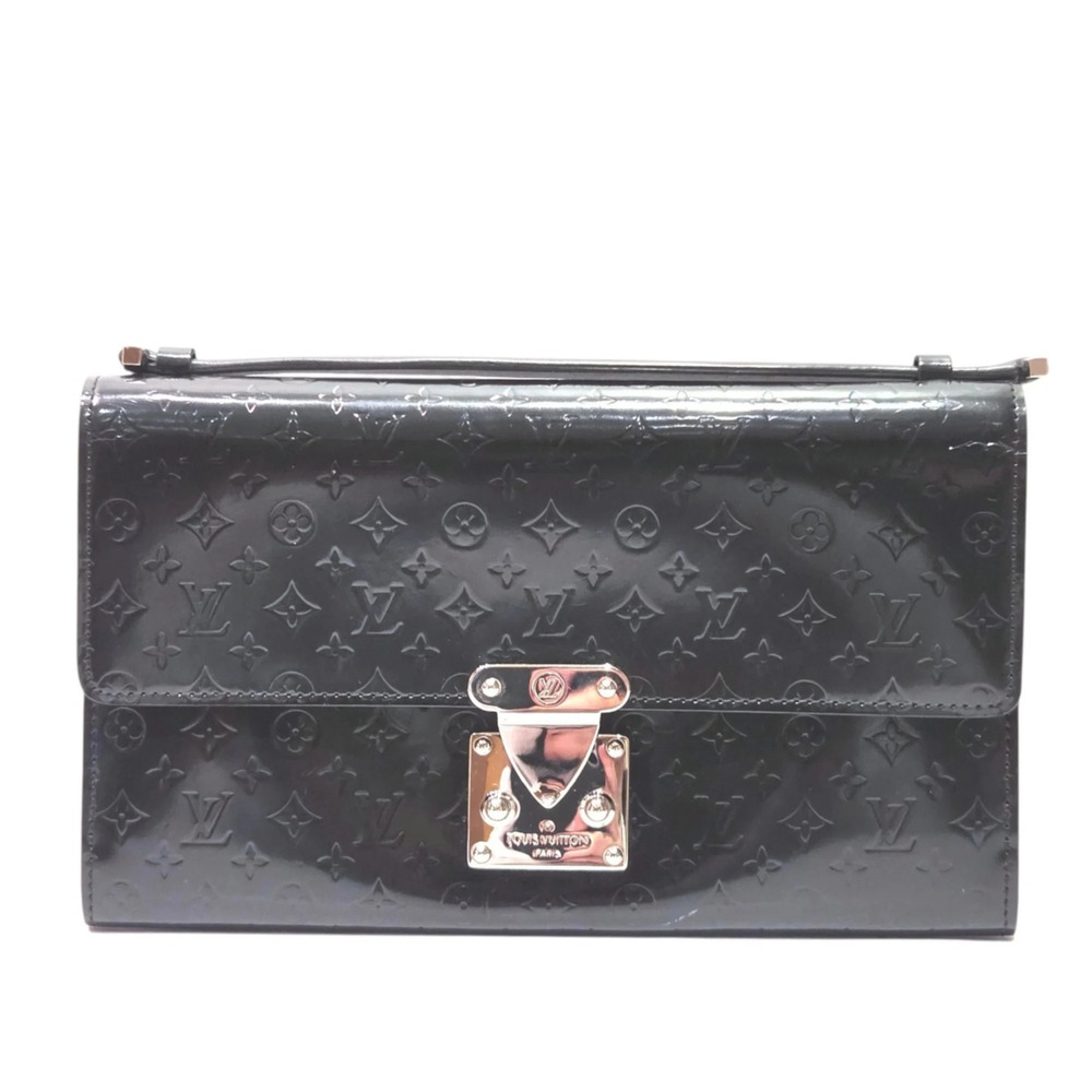 Louis Vuitton Pochette Anouchka MM Second Bag, Monogram Mini Glacé Leather, M...